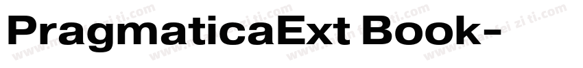 PragmaticaExt Book字体转换